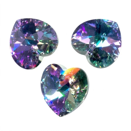 Corazón PureCrystal 6228 18x17.5 mm Crystal vitrail Light x1