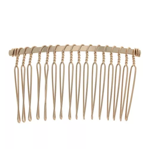 Accesorios para el pelo para personalizar 62x35 mm Dorado rosa x1