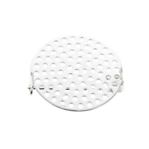 Base de broche tamis redondo 25.5 mm a decorar - Chapado en plata fina x1