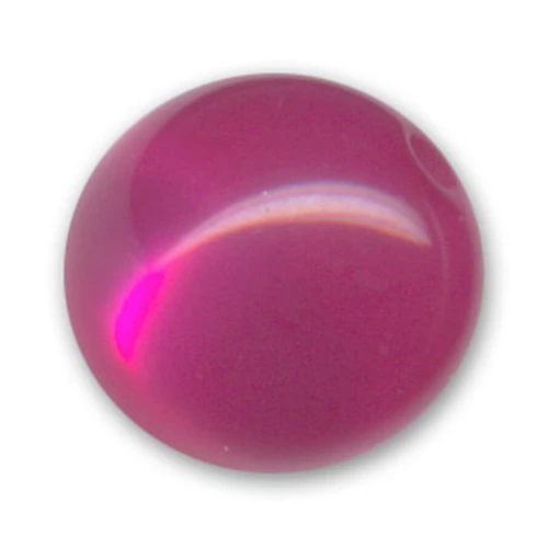 Perla redonda Polaris brillante 14 mm Fuschia x1