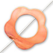 Flor hueco 30 mm Naranja x1