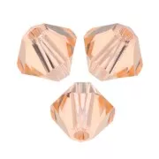 Light Peach - Toupies en cristal PureCrystal 5328 3 mm Light Peach x50 Toupies en cristal PureCrystal 5328 3 mm Light Peach x50