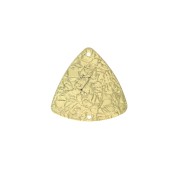 Entrepieza triangular irregular martillado 2 agujeros 26 mm - Dorado x1|raw }}