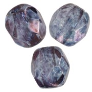 Facetadas 4 mm Crystal Lila Vega Luster x50