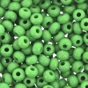 Cuentas de Rocalla Preciosa 7/0 3,5 mm - Verde opaco x 20 g