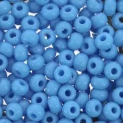 Cuentas de Rocalla Preciosa 7/0, 3,5 mm - Turquesa opaca, 20 g