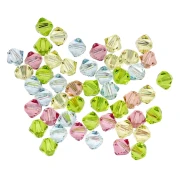 Surtido de peonzas de cristal PureCrystal 5328 de 4 mm - Primavera x50