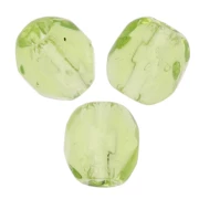 Facetadas 3 mm Light Olivine x50
