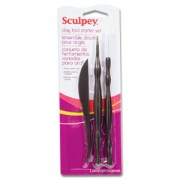 Studio - Set de 3 herramientas puntas dobladas : textura y detal|raw }}