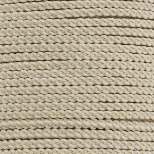 Cordón de poliéster trenzado 2 mm - Beige x1m