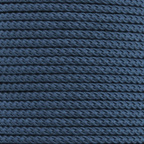 Cordón de poliéster trenzado 2 mm - Azul marino x1m