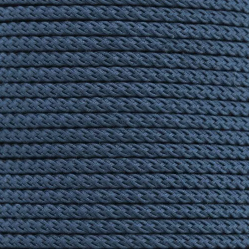 Cordón de poliéster trenzado 2 mm - Azul marino x1m