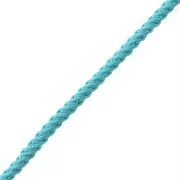 Cordón de poliéster trenzado 2 mm - Turquesa x1m