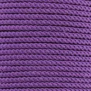 Cordón de poliéster trenzado 2 mm - Morado x1m