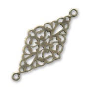 Separador rombo 52x24 mm bronce x1