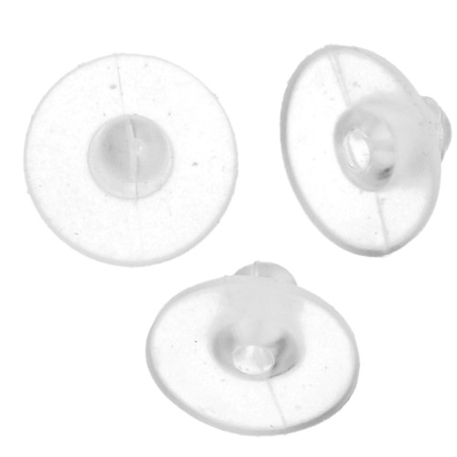 Tuercas para ganchos 11 mm de silicona x10