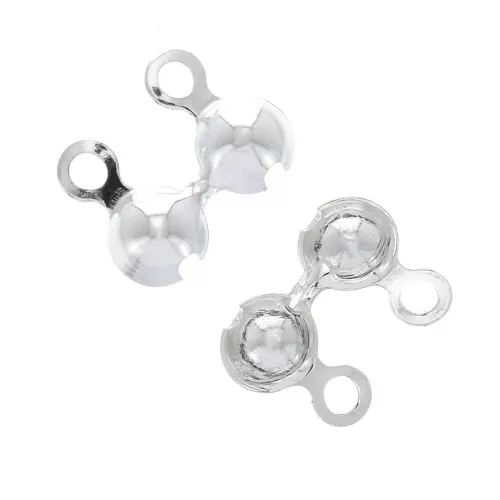Tapanudos 5.6 mm con anilla - Fabricación europea de Plata 925 x5