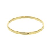 Anillo martillado de Gold Filled Talla 54 x1|raw }}