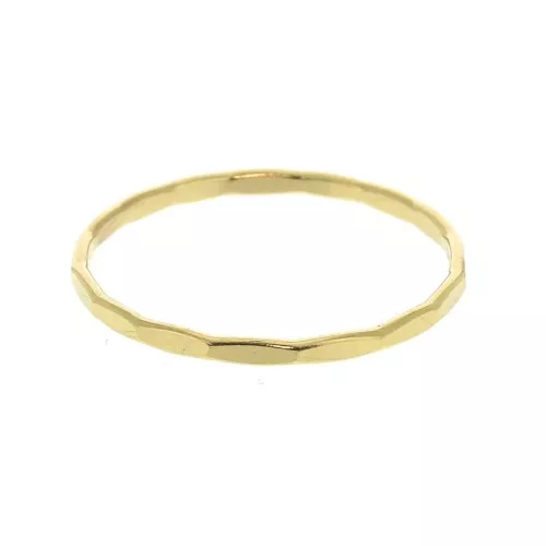 Anillo martillado de Gold Filled Talla 54 x1