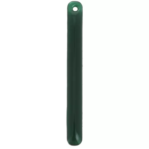 Dije con forma de barra de metal y resina epoxi 3x28 mm Verde abeto x4