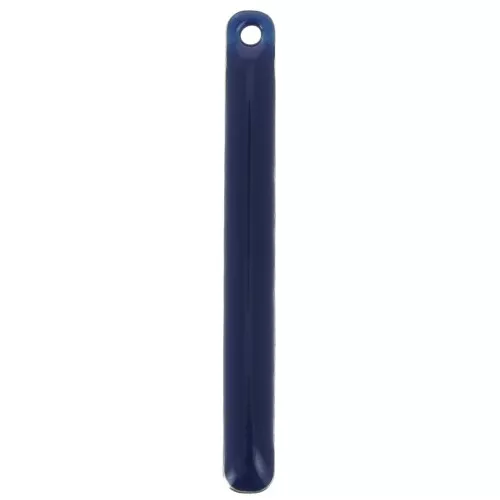 Dije con forma de barra de metal y resina epoxi 3x28 mm Azul noche x4