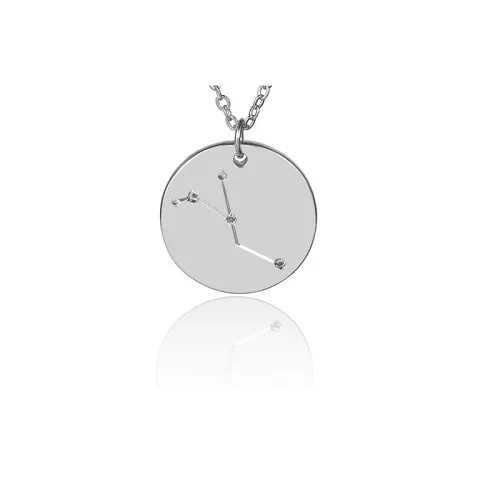 Colgante con constelación de estrellas cáncer 20 mm anilla abierta - Acero Inox x1