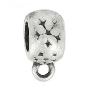 Enganche para colgante 11x6 mm color plateado antiguo x1