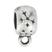 Enganche para colgante 11x6 mm color plateado antiguo x1