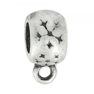 Enganche para colgante 11x6 mm color plateado antiguo x1