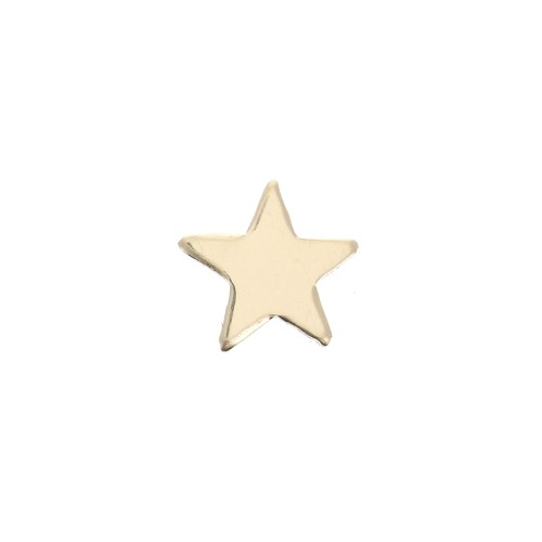 Accesorios forma estrella a pegar 8 mm en Gold filled x1