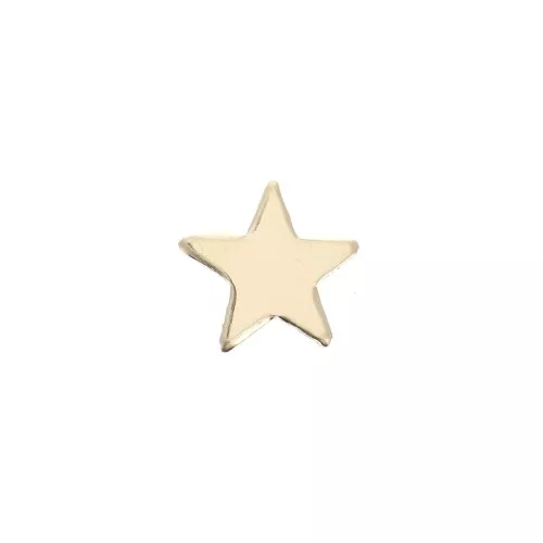 Accesorios forma estrella a pegar 8 mm en Gold filled x1