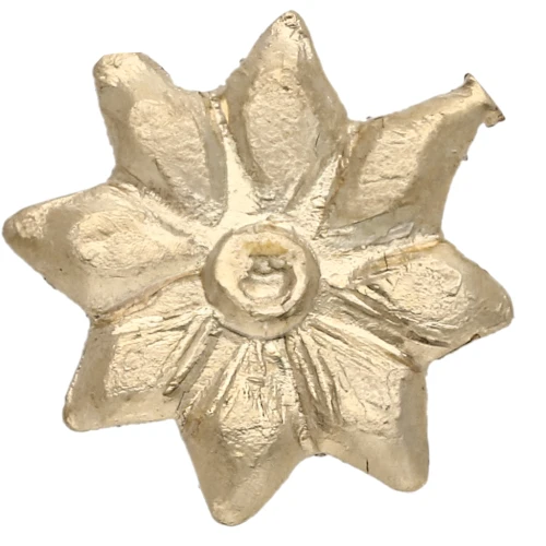 Accesorios forma de flor a pegar 7,5 mm de Gold filled x1