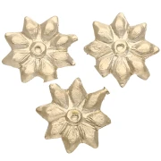 Accesorios forma de flor a pegar 7,5 mm de Gold filled x1