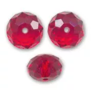 Cuentas - Ronde aplatie PureCrystal 5040 6 mm Light Siam x1 Ronde aplatie PureCrystal 5040 6 mm Light Siam x1