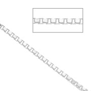 Cadena malla Vénitienne 1 mm en Plata 925 x50cm