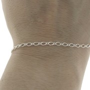 Cadena malla Figaro alternada (1x1) 2.85 mm de Plata 925 x50 cm