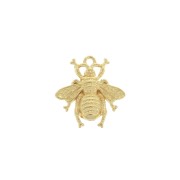 Dije abeja de zamac 20.5x19.5 mm - Dorado con oro fino x1|raw }}