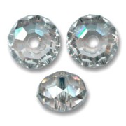 Redonda aplanada PureCrystal 5040 6 mm Black Diamond x1