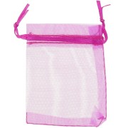 Bolsas de organza 100x120 mm Fucsia x20