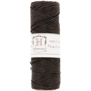 Bobina de 62 metros de hilo de cáñamo Hemp Cord 1.1 mm Marrón oscuro