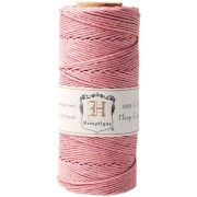 Bobina de 62 metros Bobina de Hilo de cáñamo Hemp Cord 1.1 mm Antiguo rosa|raw }}