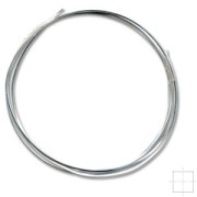 Hilo de Plata 925 cuadrado 0.8 mm x 1 m|raw }}
