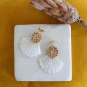 Disco de ratán 42 mm - Natural x1