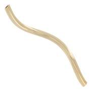 Tubos retorcidos 17x1 mm de Gold filled x5