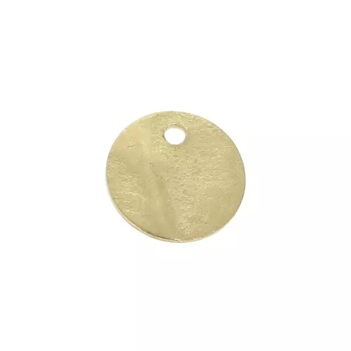 Lentejuelas arrugadas 6 mm - Dorado con oro fino Mate x10