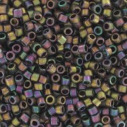 Miyuki Delica 11/0 DB1055 - Mat Metallic Gray Dusk Gold Iris