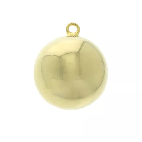 Llamador de ángeles para embarazadas de latón 29x24.5 mm - Dorado con oro fino x1