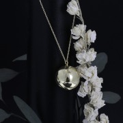 Llamador de ángeles para embarazadas de latón 29x24.5 mm - Dorado con oro fino x1