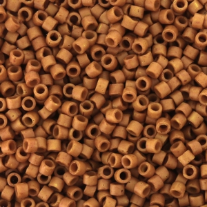 Miyuki Delica 11/0 DB0653 - Dyed Opaque Pumpkin x8g