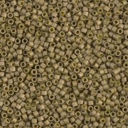 Miyuki Delica 11/0 DB0371 - Opaque Golden Olive Luster Mat x8g